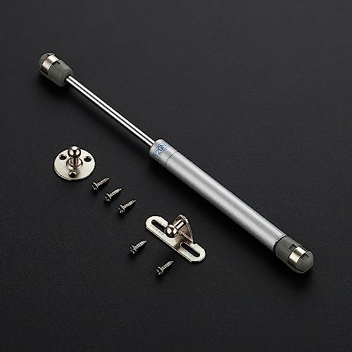 Silver Cabinet Gas Struts Lid Support, 10 Inch, 2 PCS, 120N/26 LB - size: 120N/26 LB