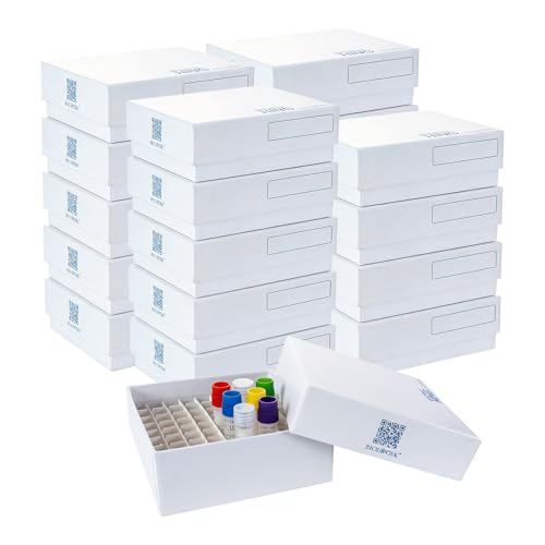 81-well Cryo Boxes, 2 Inch Height Cryoboxes, Case of 20