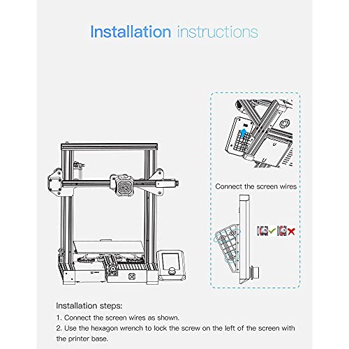 Original 3D Printer Ender 3 V2 Intelligent Screen HD Color Screen Display
