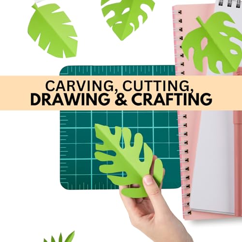 ARTIST'S BEST 2 Pc. 4" x 4" Self Healing Cutting Mat | Rotary Cutting Sewing Mat for Craft, Fabric, Scrapbooking Sewing