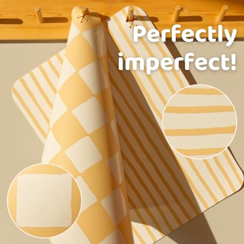 APLAINR Silicone Kids Placemats, Set of 2, Oat Cream - color: Oat Cream