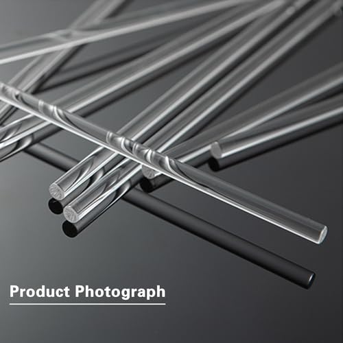 Glass Stirring Rod 12 Inch Length Stir Stick with Both Ends Round 24 pcs/pk
