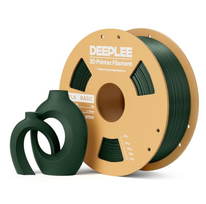 PLA Filament 1.75mm, Basic 3D Filaments Dark Green 1kg - color: 1kg*dark Green