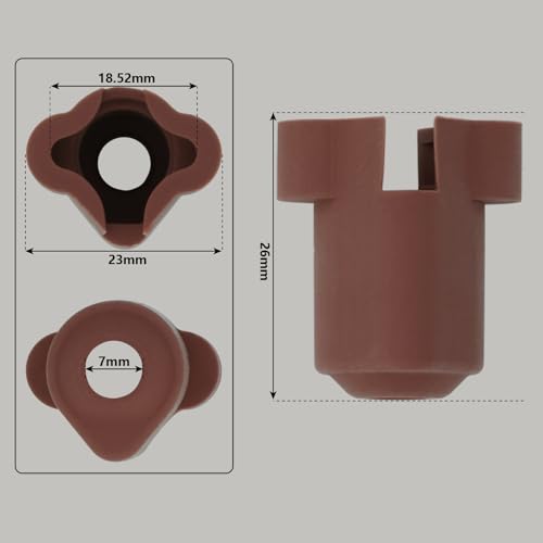 5PCS Silicone Socks for K1 Series, 3D Printer Parts High Temperature and Wear Resistance Hotend Nozzle Silicone Cover Socks for K1, K1 Max, K1C, Ender 3 V3/KE/Plus, Quick Swap Hotend - style: K1 Series