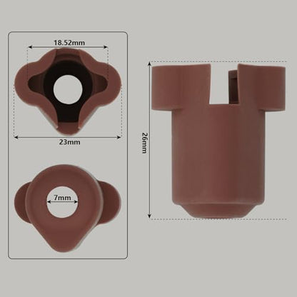 5PCS Silicone Socks for K1 Series, 3D Printer Parts High Temperature and Wear Resistance Hotend Nozzle Silicone Cover Socks for K1, K1 Max, K1C, Ender 3 V3/KE/Plus, Quick Swap Hotend - style: K1 Series