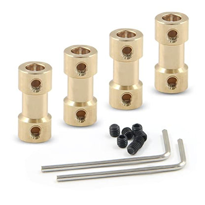 Flexible Shaft Coupler 2-3mm, 4 PCS