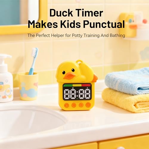 Doli Yearning Kids Shower Timer Waterproof for Bathroom Duck Timer