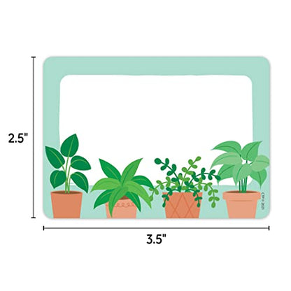 CTP Positively Plants Badge Labels for Classroom (Creative Teaching Press 10617) - color: Positively Plants