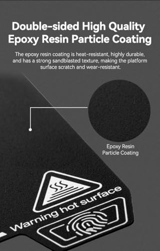 Creality Ender 3 V3 SE 3D Printer Build Plate Kit, Double Side Epoxy Resin Platform, for Ender 3/V3 SE/V3 KE/CR 10 SE/Ender 3 S1/S1 Pro/Ender 5 S1/K1, 235×235mm - style: Ender 3 V3 SE Build Plate