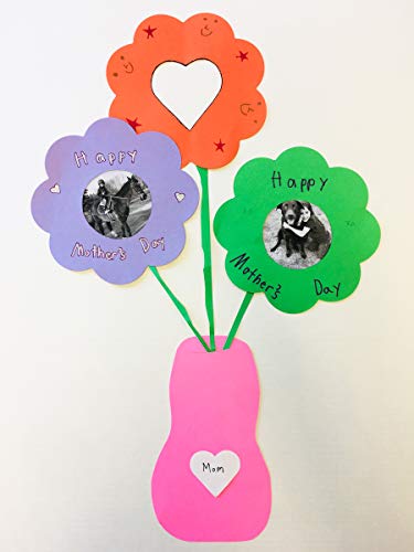 SHAPES ETC. 8" x 10" Flower Creative Cut-Outs, Multicolor, 15-Count