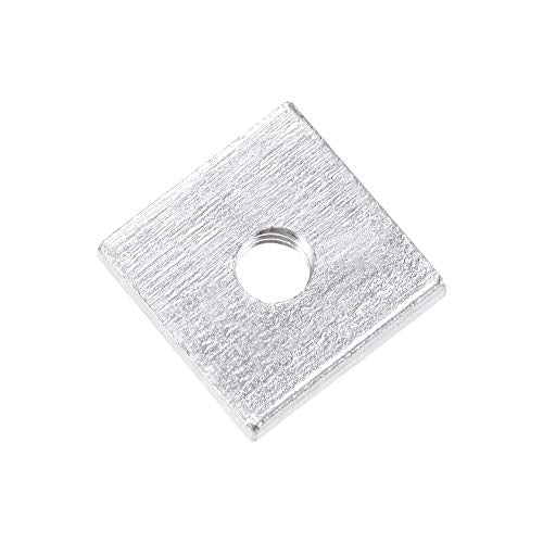 uxcell Square Nuts, M4x12mmx2mm Zinc-Plated Metric Coarse Thread Assortment Kit, 25 Pcs - size: M4x12mmx2mm