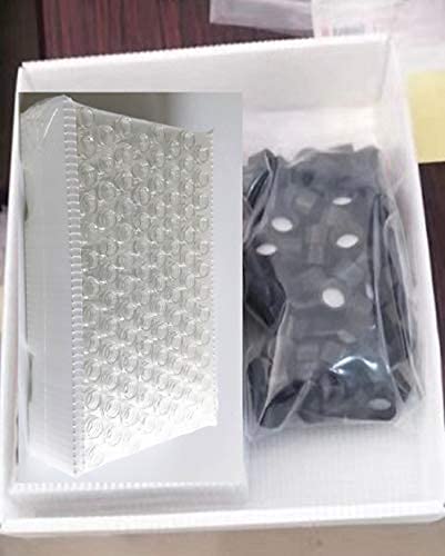 Pack of 100 Glass Vials with Black Phenolic Screw Caps (5ml, Clear) - color: Clear, size: 5ml