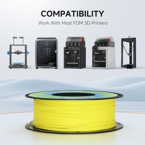 YOUSU Matte PLA Filament 1KG, Sunshine Yellow - color: 10-matte Bisic Yellow, size: Matte PLA