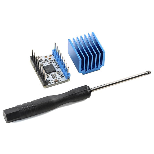 5Pcs TMC2208 Stepper Motor Driver Ultra-Quiet 3D Printer Accessory with Heat Sink Yellow Pin