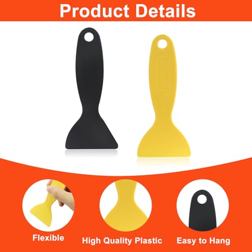 Zorfeter 12 PCS Plastic Spatula for 3D Printing Resin Removal