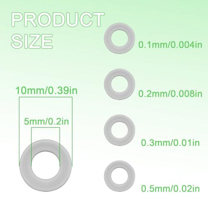M5x10mm Precision Metal Shim Set,304 Stainless Steel Metric Washers - size: M5X10