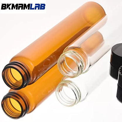 20ml Amber Small Glass Vials 30pcs with Screw Caps(30pcs) - color: Amber, size: 20ml 30pcs