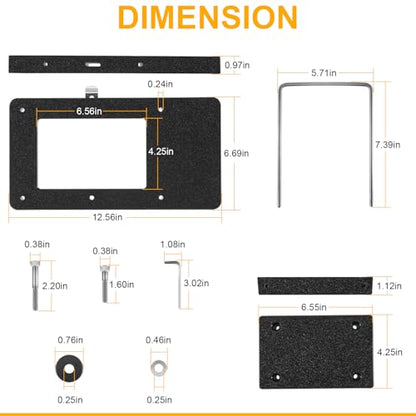 8M0120717 Xi Series Trolling Motor Quick-Release Mounting Bracket Kit for bow mounted MotorGuide Xi Series Trolling Motors