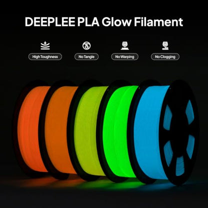 Glow in The Dark PLA Filament 1.75mm 1KG Glow Pink - color: 1*glow Pink