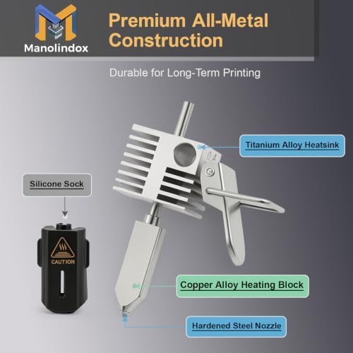 0.4+0.2MM SPARKX i7 Hotend Integrated Hardenend Steel Nozzle for Creality