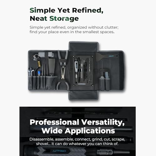 Creality 3D Printer Tool Wrap Kit Pro Assembly/Removal/Filament Cutting Tool for Cleaning Finishing Printing, Suitable for Creality and All FDM Printers