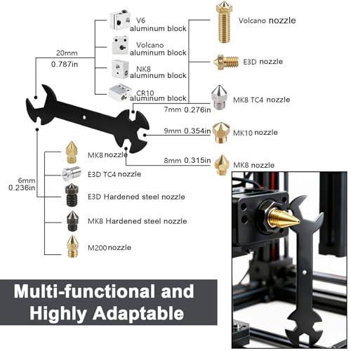 53Pcs 3D Printer Tool Kit,3D Printing Accessories Includes Nozzle Cleaning Kit,Deburring Tool,Scraper,Storage Bag,Suitable for 3D Print Cleaning, Removing, Finishing