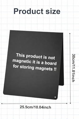 UCEC Black Magnetic Board 2 Pack V-Shaped Metal Magnetic Board with Stand - color: Black 2 Pcs V Shape