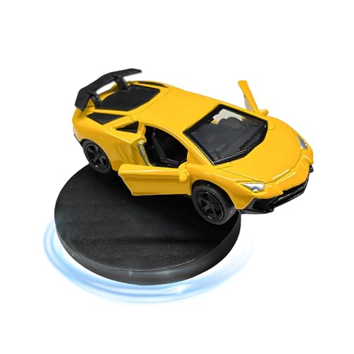 Car Drift Dashboard Ornament, Alloy Racing Model Drifting Spin Auto Dashboard Decoration, Classic Cool Mini Sports Car Dynamic Center Console Decor for Most Vehicles (Yellow) - color: Yellow