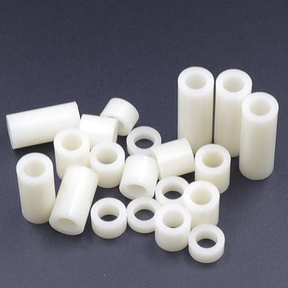 OD9mm (0.354") ID5.5mm (0.217") ABS Plastic Round Standoff Spacer Kit - size: OD 9mm ID 5.5mm