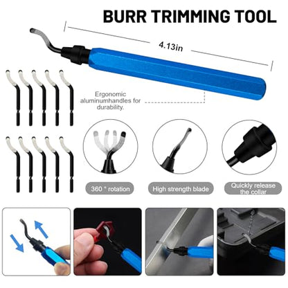 233Pcs 3D Printer Tool Kit with 3D Printer Accessories Bring Tool Box Includes Adjustable Temperature Soldering Welding Iron Kit for Disassembly Cleaning and Precision Machining 3D Printer Tools - size: 2XL