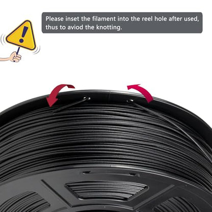 iSANMATE Carbon Fiber ASA Filament 1.75mm,UV/Rain/Heat Resistant Tough 3D Printer Filament, ASA CF Perfect for Outdoor Functional Parts, Dimensional Accuracy +/- 0.02mm, 1kg Spool (2.2lbs) - color: Black Cf