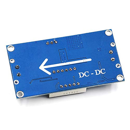 2 Pack LM2596 Buck Converter, Switching Regulator Module DC to DC Voltage Step Down Synchronous Adjustable 36V 24V to 12V 5V DIY LM2596S Power Supply Stabilizer Circuit with LED Display