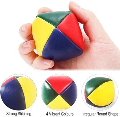 6 Pcs Juggling Balls Set, Multi-Colored Juggling Balls Beginners
