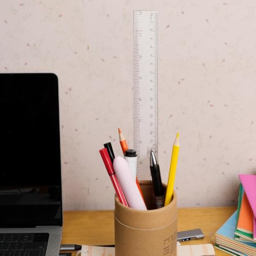 30 Pack Clear Rulers for Classroom, Bulk 12 Inch Ruler Set for Students