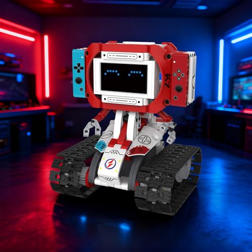 5 in 1 Robot Building Set with LED Display for Boys Kids Age 8-14
