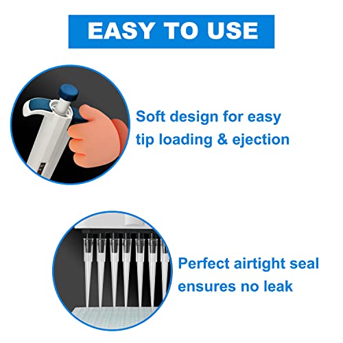 ONiLAB 200µL Pipette Tips, 1000 Pcs, DNase RNase Free - size: 200ul-1000pcs
