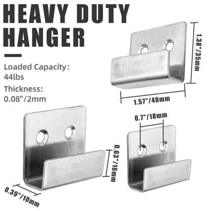 Luomorgo Tile Display Wall Hanger, Small Size, 10 Pcs, Silver - size: Small Silver
