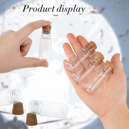 Bokon 36 Pcs Halloween Potion Bottle Decoration Witch Potion Jar, Cylinder - style: Cylinder