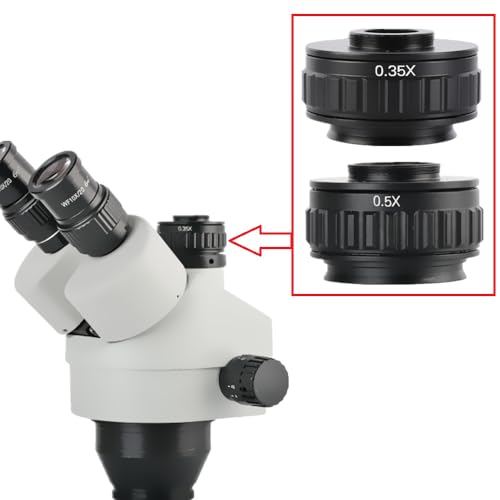 0.35X CTV Microscope Lens Camera Interface Adapters Accessory Mount Lens Adapter for Trinocular Stereo Microscope