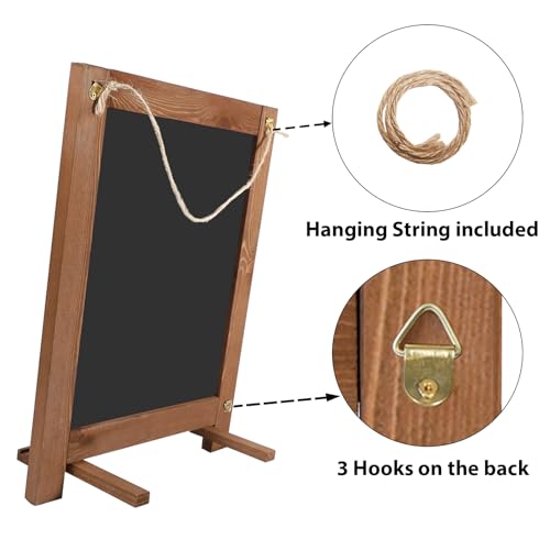 Magnetic Chalkboard 10"x14" Small Chalkboard Signs with Stand