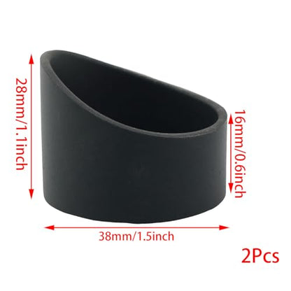 2PCS Binocular Eye Cups Rubber Microscope Eyepiece Binocular Eye Cups Replacement Binocular Rubber Eyepiece Eye Guards Cups Shield