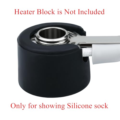 POLISI3D 4pcs Silicone Sock Cover Replacement Compatible with Ceramic Heater Core RapidChange REVO Hotends and Extruders, BIQU H2 V2S REVO Extruder 3D Printer Accessories (Silicone Socks)