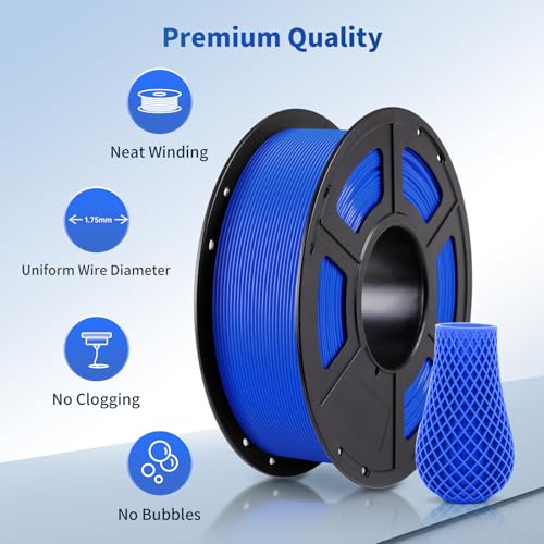 ANYCUBIC 3D Printer Filament Multicolor PLA Bundle 4KG - color: 4*1kg Pla (Black, White, Blue, Red)