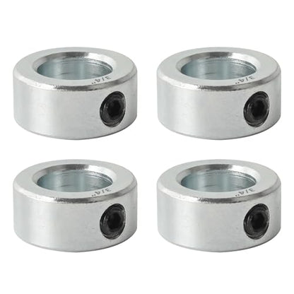 TonGass Screw Style Zinc Plated Carbon Steel 3/4" Bore Shaft Collar Set - size: 3/4"