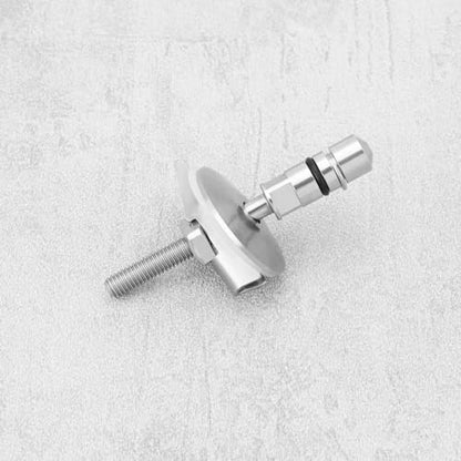 Create idea 1 Pair Toilet Seat Fixing Hinge Set M6 x 71.5mm Stainless Steel Toilet Lid Hinge Fixing Bracket C0102G Compatible with LUVETT