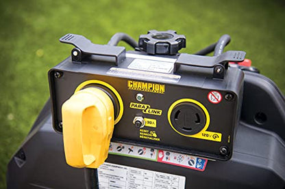 Champion Power Equipment 100740 30-Amp ParaLINK Parallel Kit for Linking Two 2000 to 3000 Watt Inverter Generators, RV Ready - size: 2000 - 3000 Watts 30A