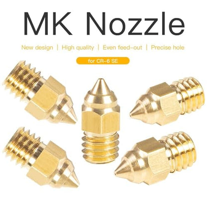 12Pcs 0.4mm MK Nozzles for Creality Ender 3/3 V2 Neo Series,Ender 5/6,CR 10 - size: MK Nozzles