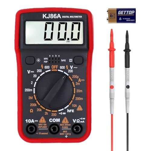 Digital Multimeter 1Pack - color: Red 2