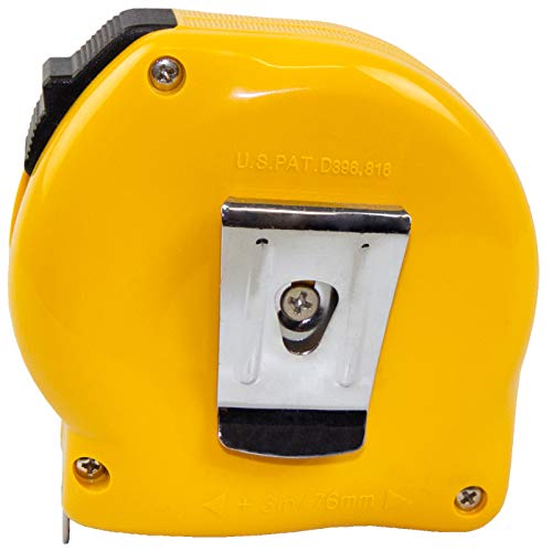 Komelon 4930IM The Professional 30-Foot Inch/Metric Scale Power Tape, Yellow
