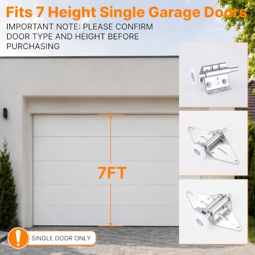 Garage Door Hardware Roller/Hinge/Top Bracket/Wire Rope for 7 Height Doors